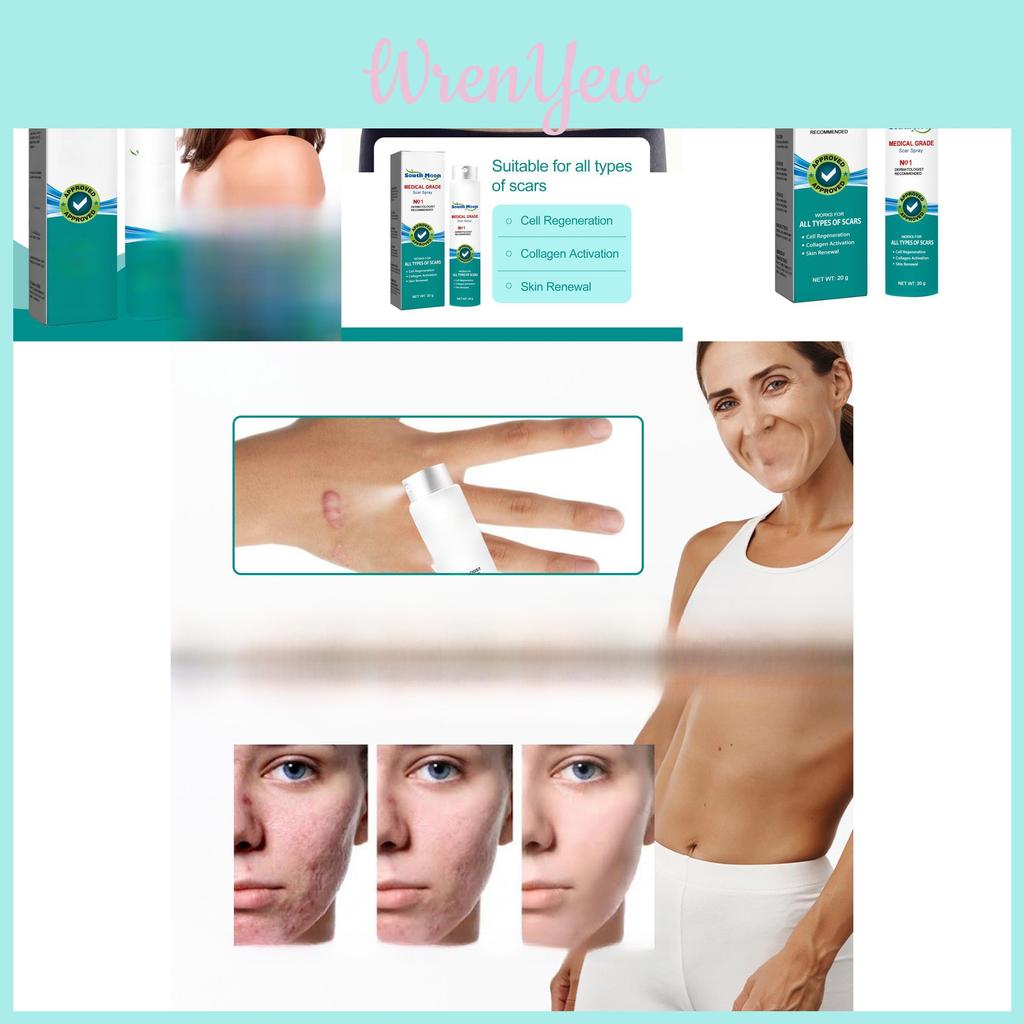 South Moon Scar Care Spray Smooth Skin Healing Reduce Burn Scars Pregnancy Marks