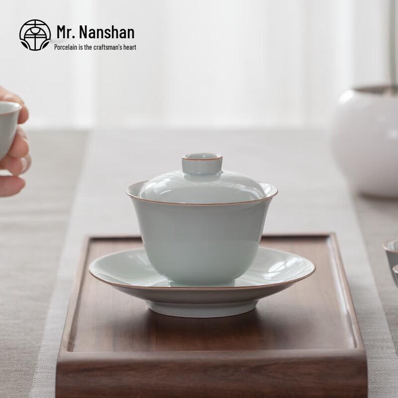 Nanshan Mr. Ceramic Sancai Gaiwan Tea Bowl