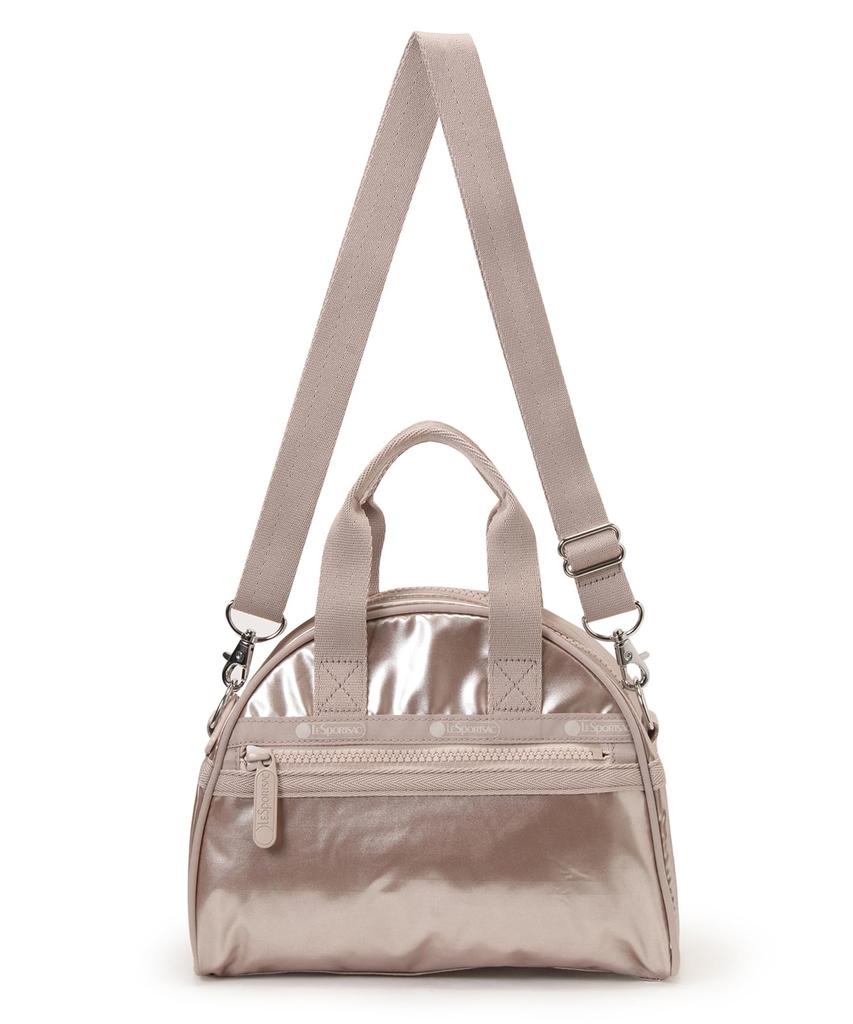 ROUND SM Gold Shine SATCHEL/1802/Rose