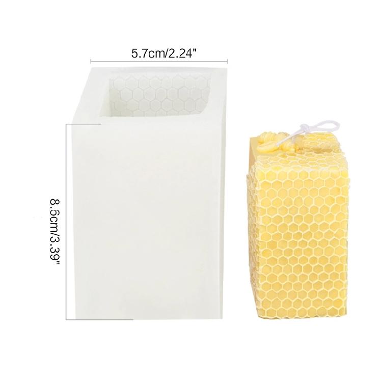 Honeycomb Candle Molds Non-stick Easy to De-mold for DIY Candle Soap Plaster