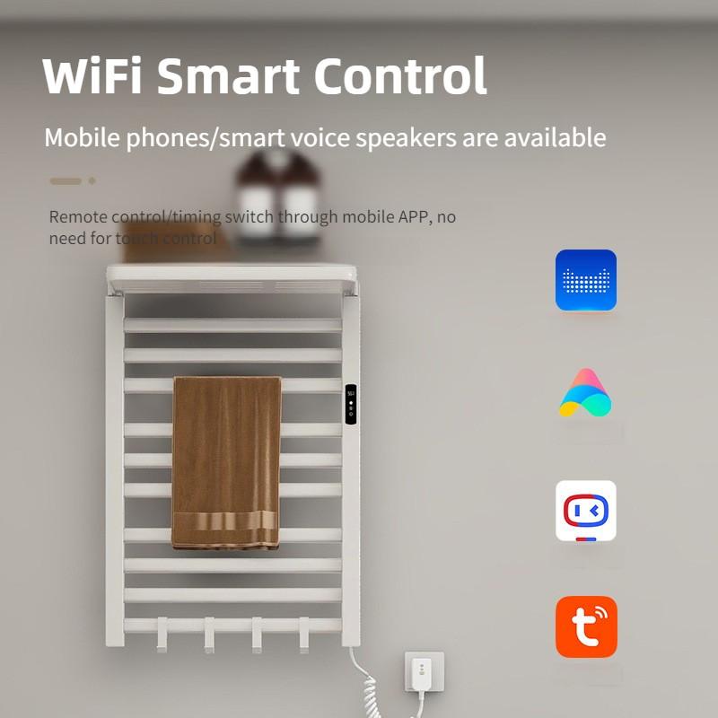 Electric Towel Rack Household Intelligent Constant Temperature Drying Bathroom Towel Bar Touch Control Storage Rack