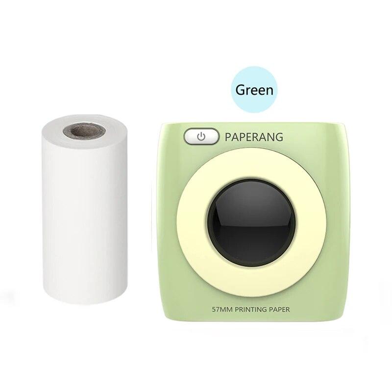 Pocket Printer Mini Mobile Printers Bluetooth Wireless Portable Thermal Printer Compatible with IOS and Android for Learning Ass