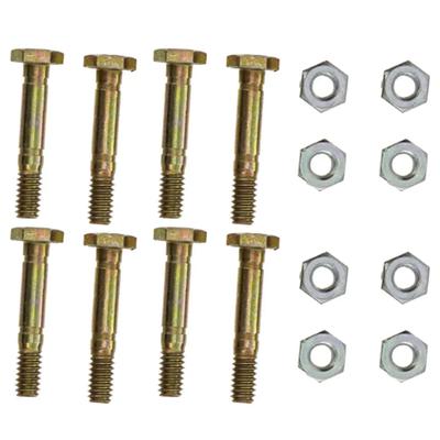 Starkes Scherbolzen- und Muttern-Set für Hochbelastungsanwendungen Packung mit 8 Stück Kompatibel mit ST524 ST624 ST724 Maschinenmodellen