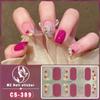 Nail Art French Nail Decals 3D Nails Polish Wraps Gel Nail Stickers Set Gel Full Nail Wraps  Nail