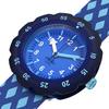 Flick Flak FPSP076 Blue [Swatch] Criss-Cross Boys' Watch,