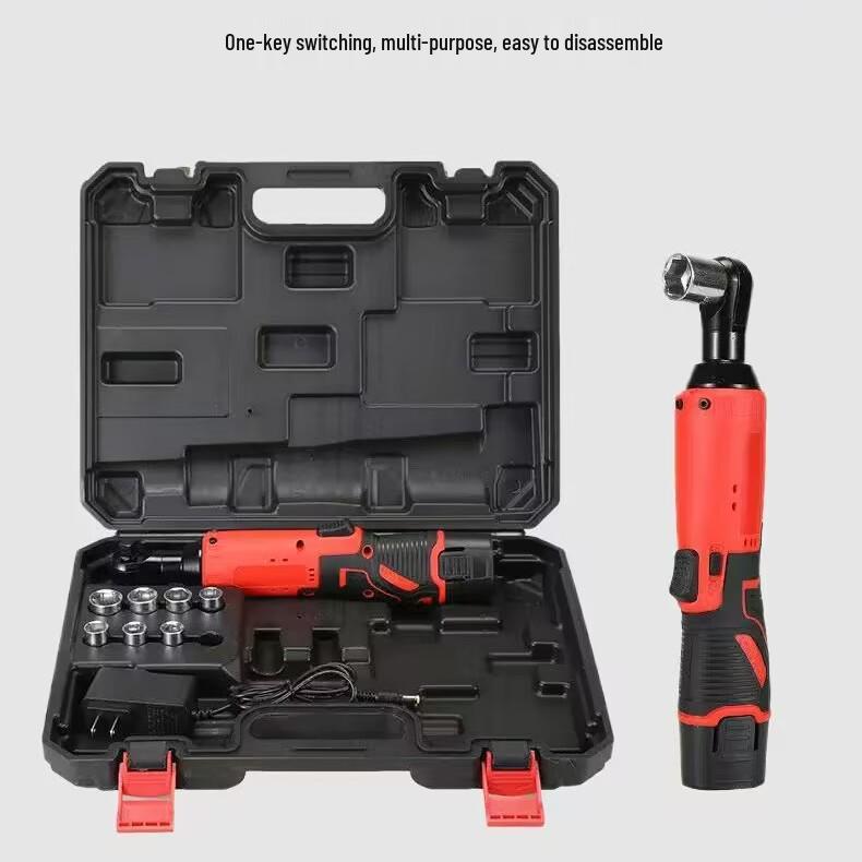 Electric 90° Right Angle Ratchet Wrench with Lithium Battery