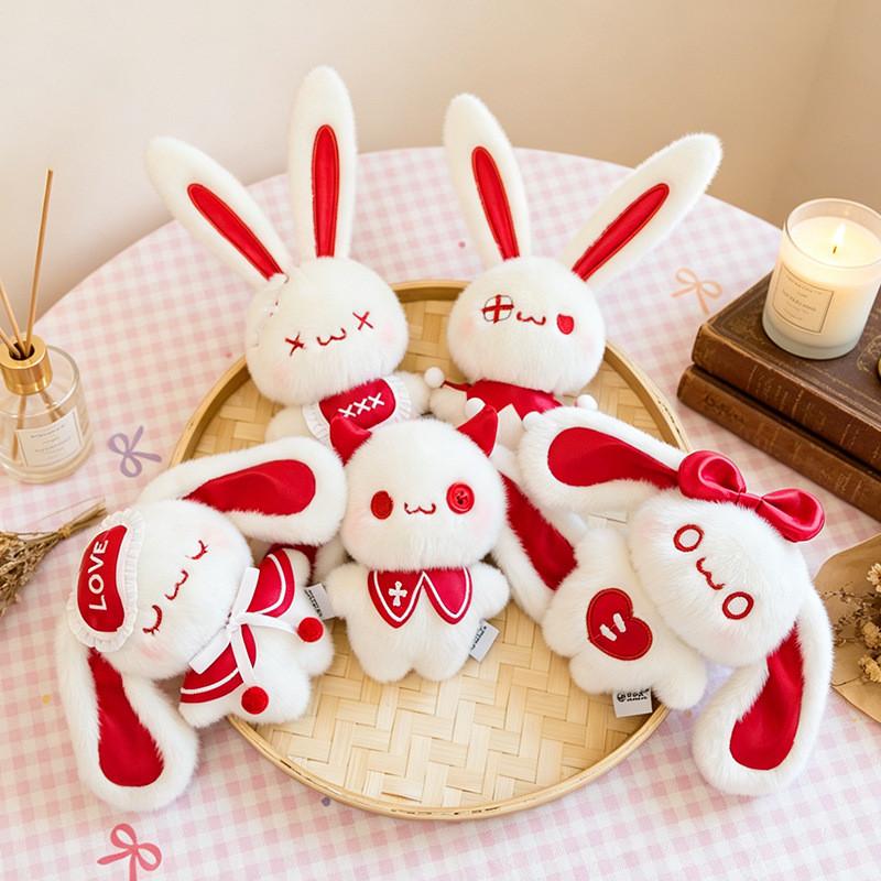 Cute Bunny Plush Backpack With Cartoon Design For Kids And Teens
