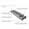 45cm EZ-Holder 1 Porta Rotolo Media Vassoio Mobile per Stampa a Rotolo Pellicola Vinilica Adesivi Supporto Materiale Pubblicitario