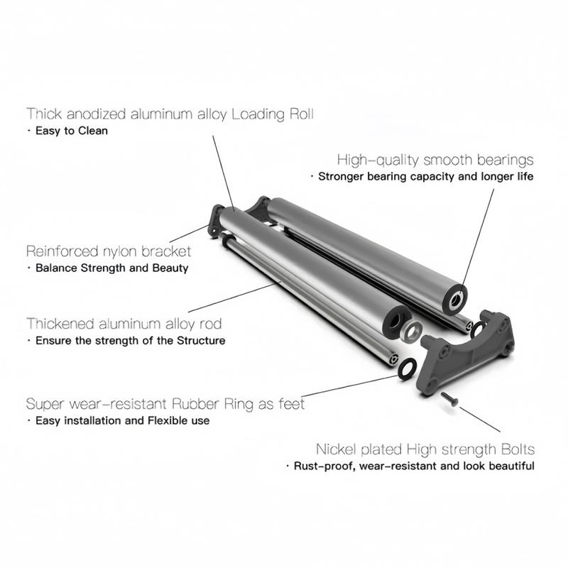 45cm EZ-Holder 1 Porta Rotolo Media Vassoio Mobile per Stampa a Rotolo Pellicola Vinilica Adesivi Supporto Materiale Pubblicitario