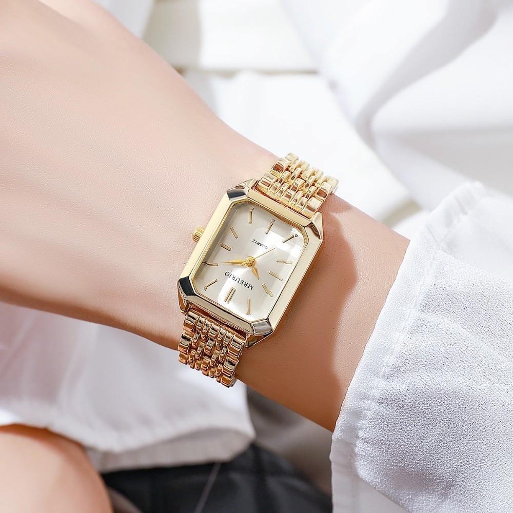 Quartz Women Wristwatch Stainless Steel Strap Watch Fashion Quartz Watches Student