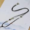 Hetian Jade Unisex Handmade Pendant with Adjustable Rope