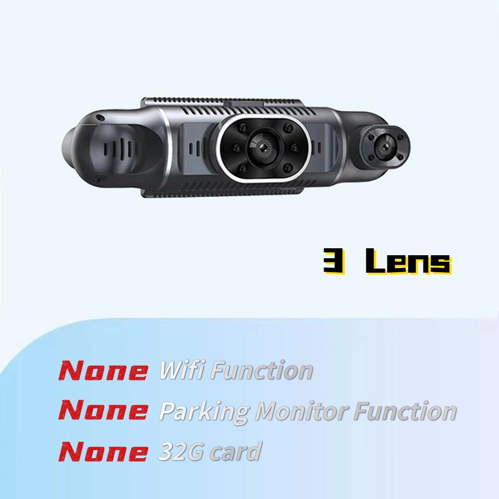 Bil Dash Cam Kjørekamera HD 1080P med Night Vision Loop-opptak Valgfri 24-timers parkeringsmonitor og WiFi-funksjon