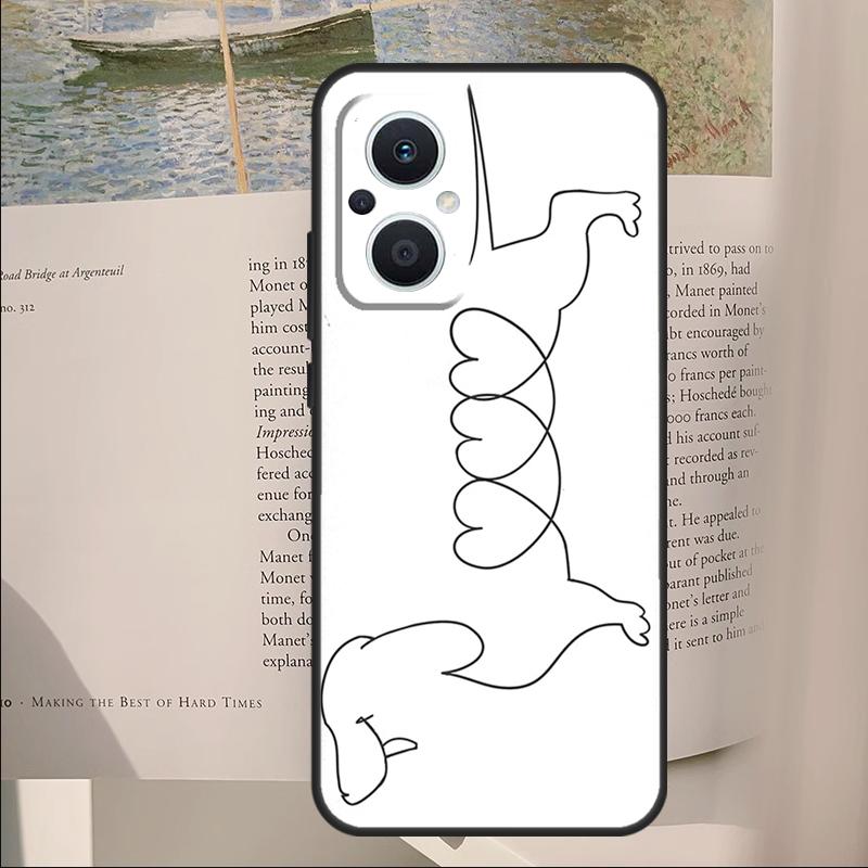 Dachshund Dog Cover For OPPO Reno 12F 11F 13F 14F 10 11 12 13 14 Pro 8 Lite OPPO Find X9 X6 X5 X8 Pro Case