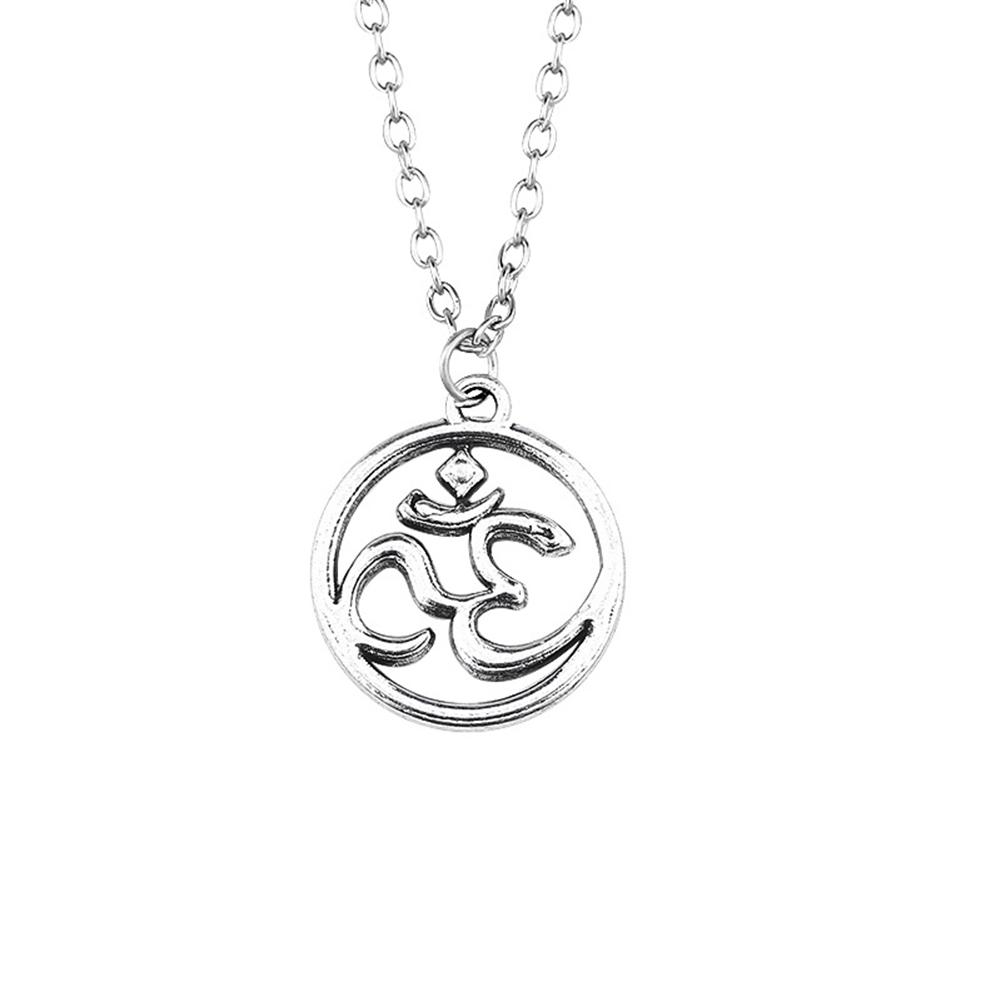 

Creative Unique Sports Style Yoga Pattern Pendant Necklace Ornament Christmas Birthday Festival Gift 2 #1