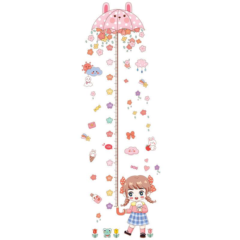 Height Stickers for Children's Home Removable Wall Stickers for Self-adhesive Decoration Creative Measurement Stickers for Children