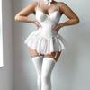 European and American Lace Patchwork Body Shaping Lingerie Set 3472