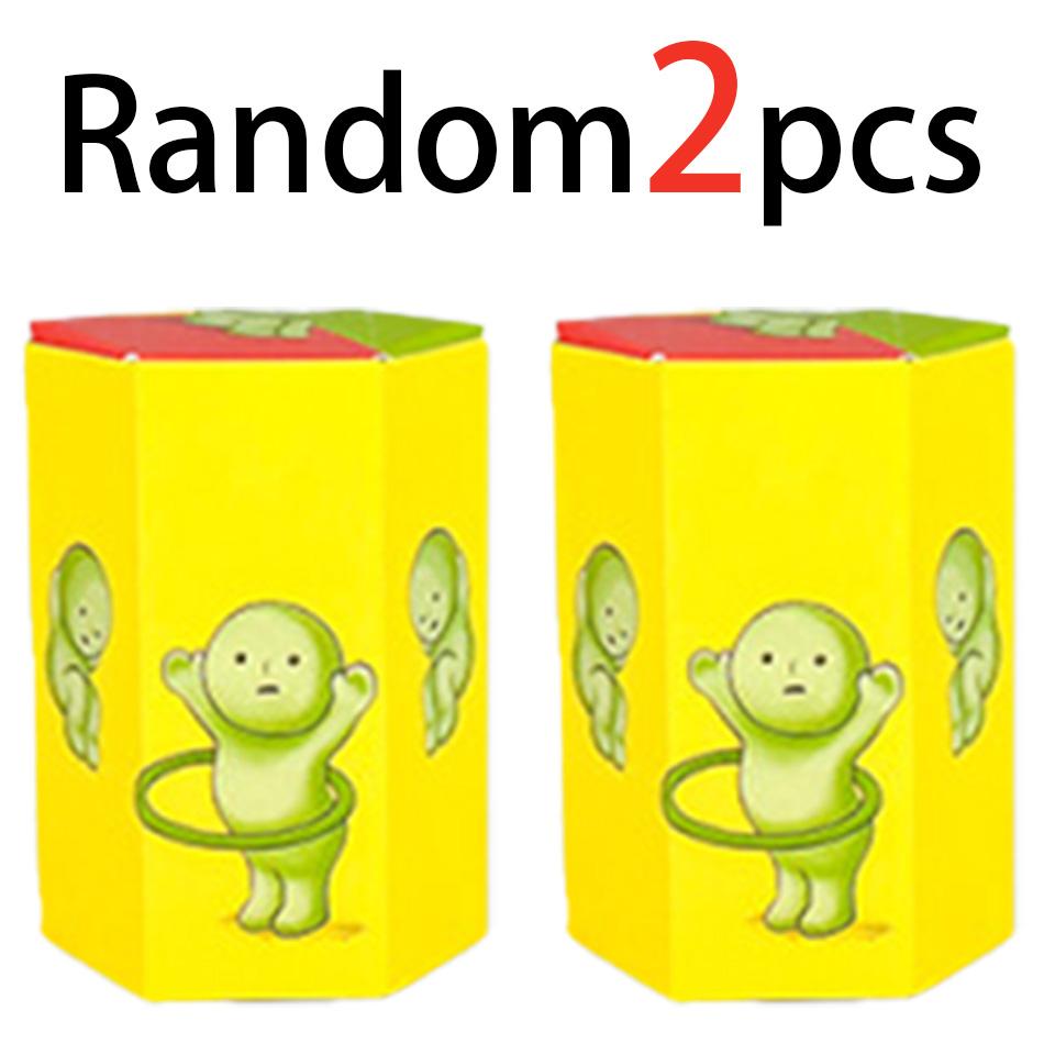 5CM Blind Box Fitness Series Mini Figure Cute Noctilucent Decoration Doll Bedroom Toilet Series Model Corner Toy Gifts