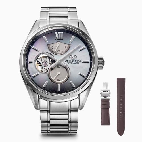 

Orient Star M34 F7 Semi-Skeleton Automatic Watch, Men s, Gray Gradient, Made in Japan, Limited Edition of 200, with a 2-Year Manufacturer s Warranty (