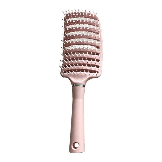 Hair Loss Reduction Brush Curved Vented for Women Detangling Paddle Long Blow-dry Thick