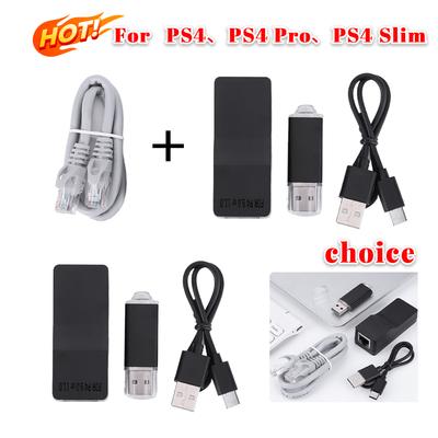 One-Key JB Tool Mod Set USB Dongle with Type-C Cable JB USB Adapter Game Accessories for PS4/PS4 Pro/PS4 Slim 9.0-11.0 System