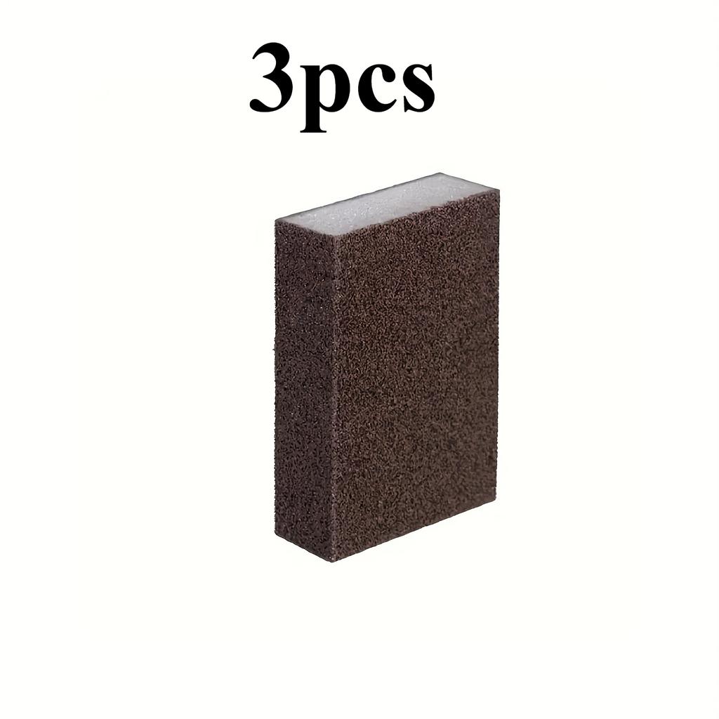 3pcs Cleaning Sponge Eraser Rust Remover Sanding Blocks Nano Emery Sponge Scrubber for Kitchen Pot Pan Stain Cleaning Tools