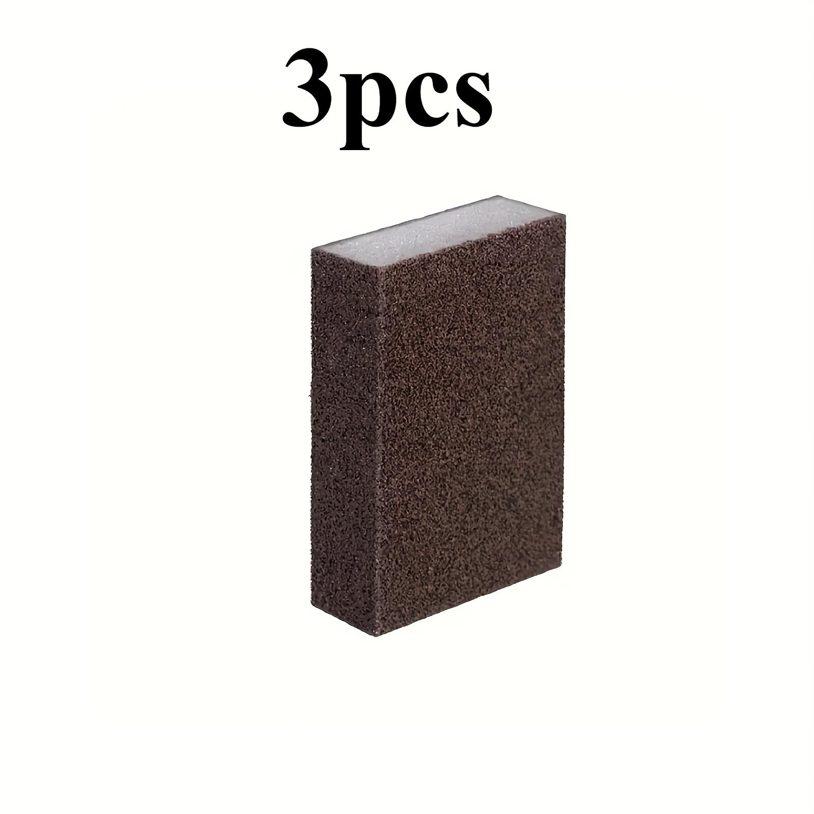 3pcs Cleaning Sponge Eraser Rust Remover Sanding Blocks Nano Emery Sponge Scrubber for Kitchen Pot Pan Stain Cleaning Tools