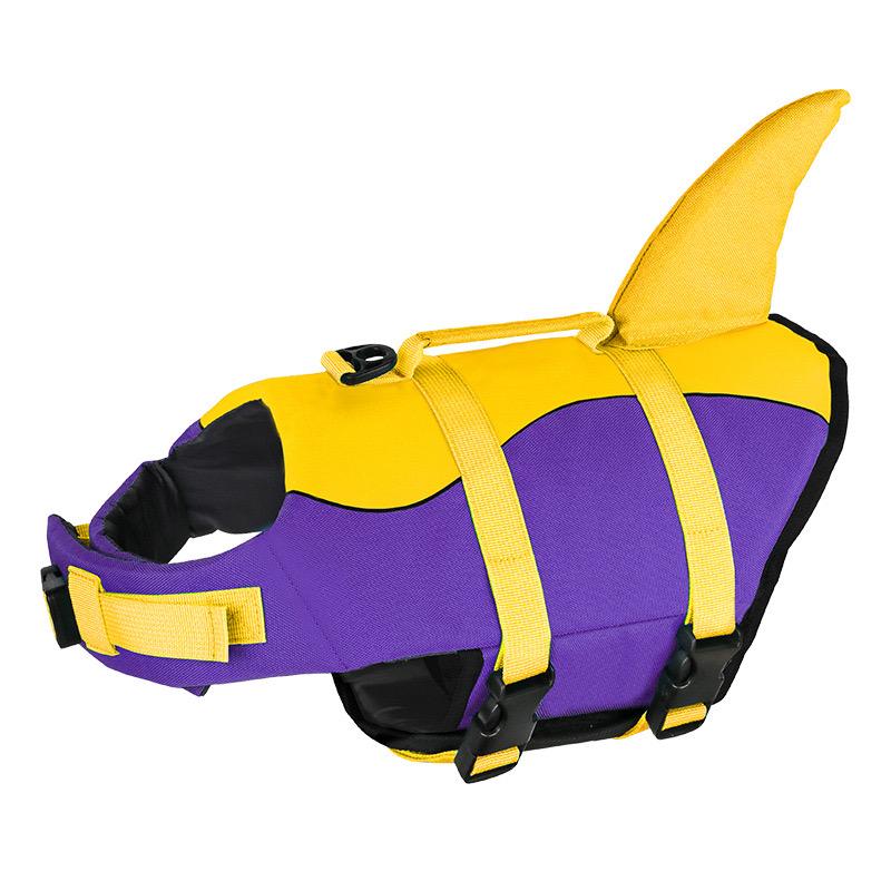 Haai-Stijl Reddingsvest Hondenkleding, Waterdicht En Comfortabel, Geschikt Voor Hondenwandelen En Hondentraining Huisdierbenodigdheden (purple,XS（old）) paars