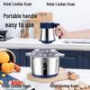 Large Capacity Stainless Steel Meat Grinder & Multifunctional Electric Food Processor for Home Use