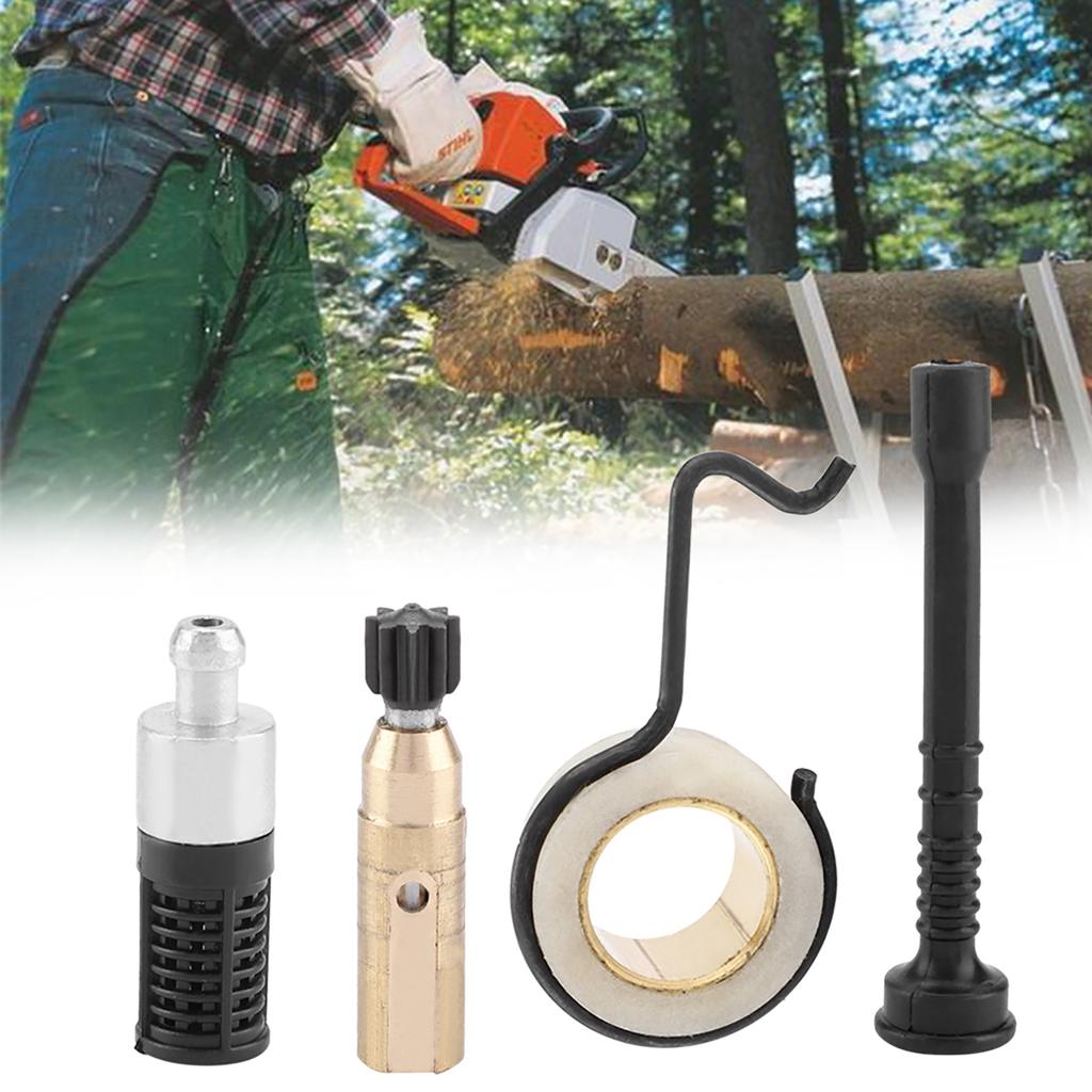 Oil Pump, Screw Equipment with Chainsaw Oil Pipe Set Kit for MS 250 MS230 MS 210 025 023 021 Replacement Parts
