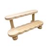 Premium Wood Figurine Display Shelf Stylish Wood Display Unit Presentation Organizers For Enhancing Home Aesthetics