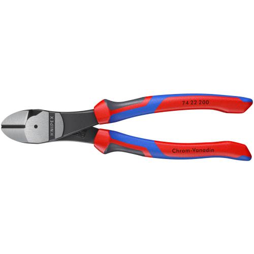 Knipex Heavy-Duty Nippers, 12 Offset, 200mm, 7422200