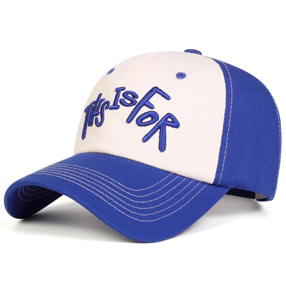 

Unisex THIS IS FOR Letter Embroidery Baseball Caps Spring and Autumn Outdoor Adjustable Casual Hats Sunscreen Hat Sports Cap