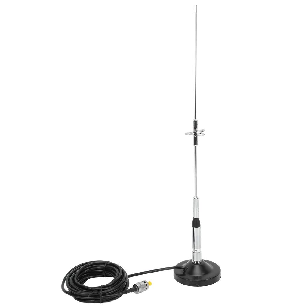 Antena samochodowa VHF UHF Sucker z 5-metrowym kablem SMA żeński zestaw adapterów Wodoodporny Plug and Play