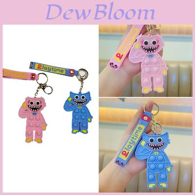 Llavero de Juguete Led Poppy Playtime Huggy Wuggy Colgante Divertido y Seguro para Aliviar el Estrés con Luz