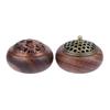Solid Wood Pan Incense Burner, Indoor Aromatherapy Burner With Sandalwood Incense, Tea Ceremony ,Prayer Rooms, Yoga Decoration