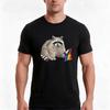 LGBTQ Pride Raccoon TShirt Summer Casual Cotton Tee Oversized Streetwear Tops Vintage Graphic Print Loose Fit Short Sleeve