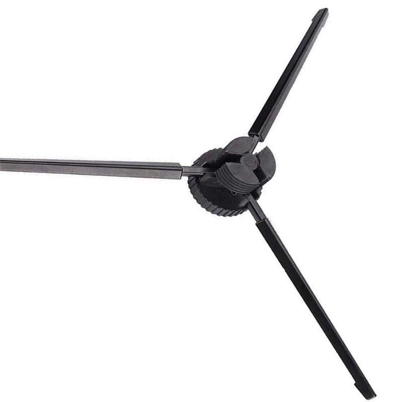 Foldable Clarinet Saxophone Tripod Clarinet Stand Portable Holder for Wind Instrument