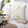 Snowflakes And Sparkles Pillowcase Polyester Linen Velvet Pattern Zip Decor Throw Pillow Case Sofa Cushion Cover 18"