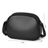 100% Genuine Cowhide Leather Female Small Messenger Bag 3 Layers Zipper Pockets Quality Women Solid Color Luxury Shoulder Bag