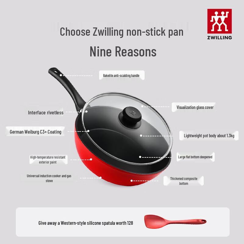 

ZWILLING Style 28cm Cast Iron Deep Frying Pan