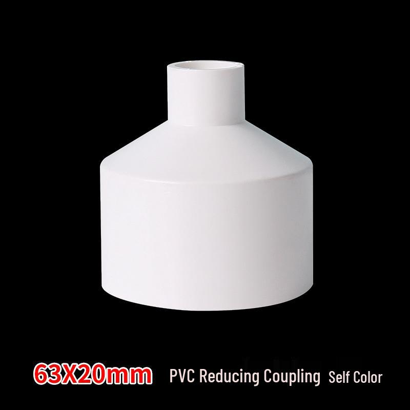 PVC Water Pipe Reducer Connector for Varied Diameters: 20, 25, 32, 40, 50, 63, 75mm