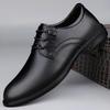 Fashion Classic New Mens Oxford Shoes Genuine Leather Formal Dress Footwear Soft Lace Up Business Shoes Wedding Party Male Derby Shoes