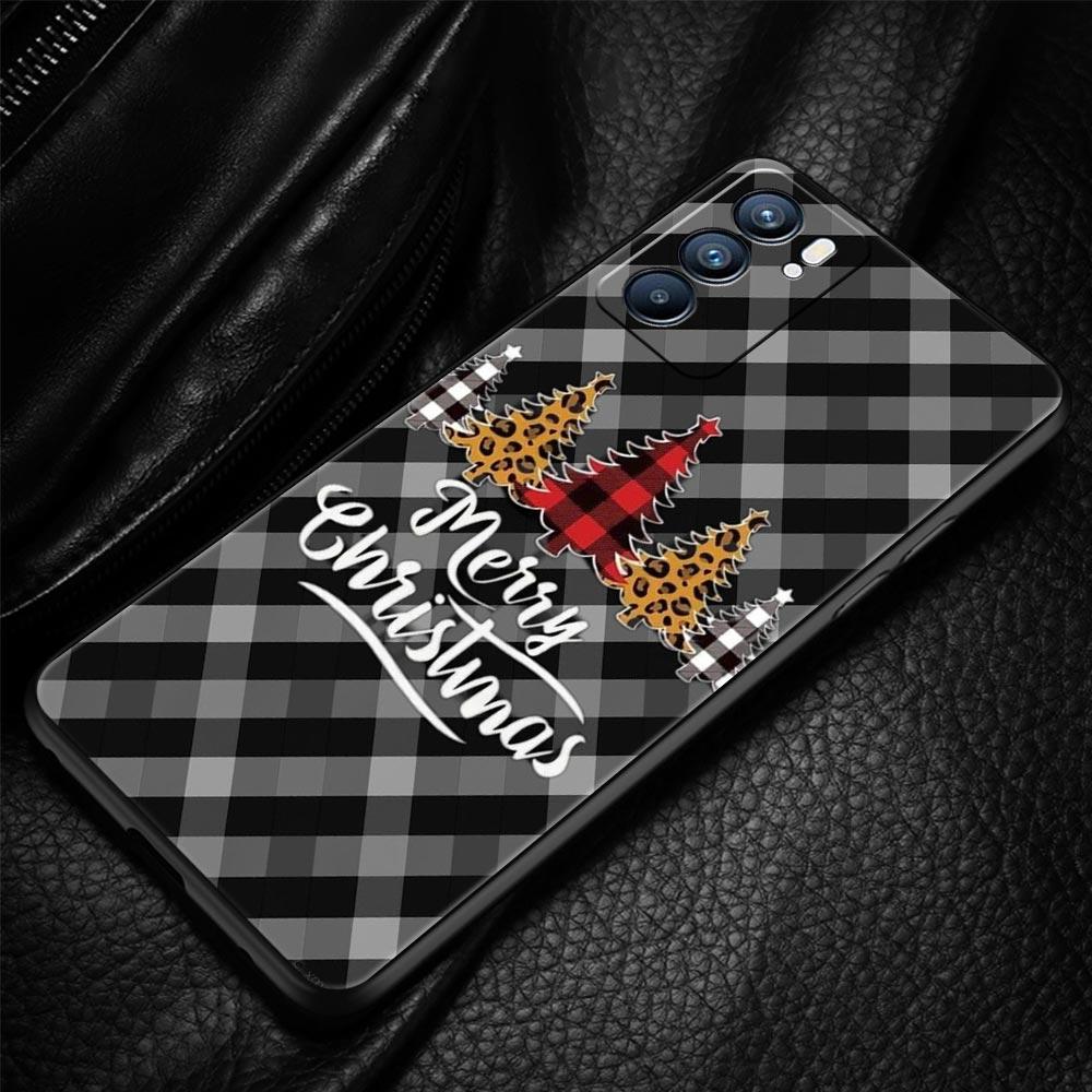 Merry Christmas Phone Case For Oppo Reno 13 12 11 10 7 F Find X5 X6 A98 A80 A79 A78 A57 A54 A31 A17 Pro 5G Soft TPU Cover Capas