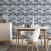 COMSTICKC 3D Brick Wallpaper, Heat Resistant, Waterproof, [10 Pieces] 30 x 30cm Nordic Style Ultra-Thin PVC Adhesive 3D Brick Wall Panels, 3D Wall Sti