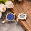 1 Pair, Stylish, Inlaid with Synthetic Zircon and Imitation Pearls, Vintage Earrings