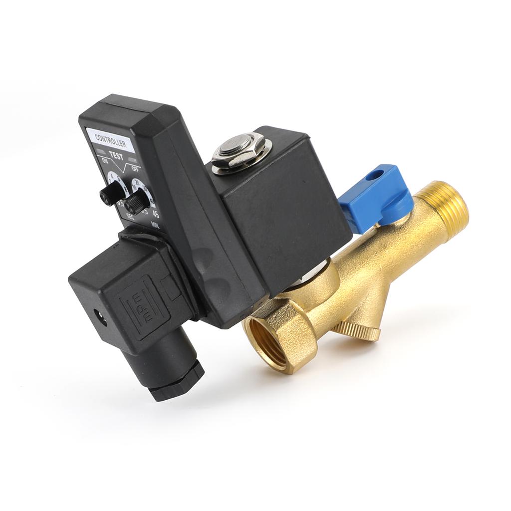 Ac110V 1/2" Multifunction Automatic Electronic Timed Air Compressed Drain Valve