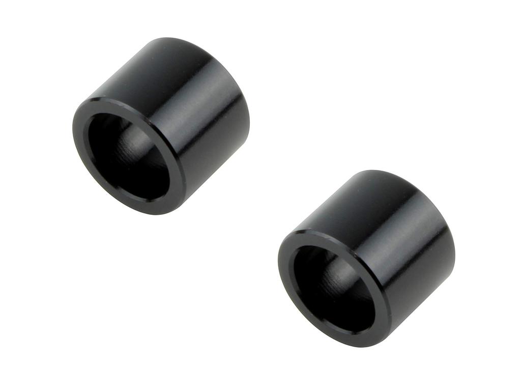 POSH FAITH Motorcycle Supplies Bracket Spacer (T10) 2 Pieces Black 101008-16