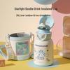 BEDDYBEAR Cinnamoroll Dubbeldricks Isolerad Sugrörsmugg i Rostfritt Stål 540 ml