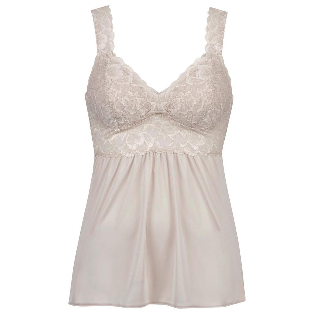 ES6340 Camisole with Size M to Japanese Size Wing/Wacoal SAKU. Women's Cups, Brown, (Equivalent M)