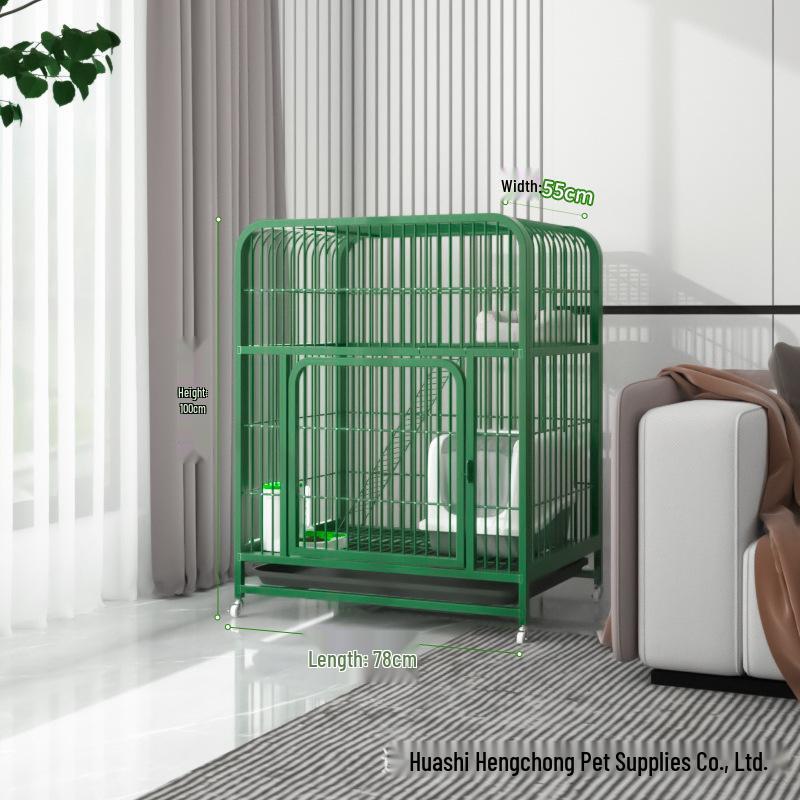 Extra-Large Multi-Layer Indoor Cat Villa with Integrated Toilet